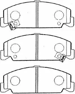 Kit de plaquettes de frein, frein à disque AISIN C1N036