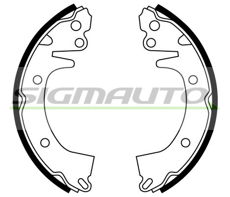 Jeu de mâchoires de frein SIGMAUTO SFA732