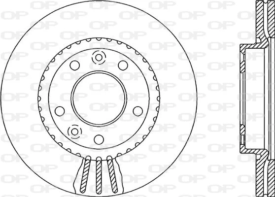 Disque de frein OPEN PARTS BDA2137.20