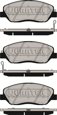 Kit de plaquettes de frein, frein à disque JURATEK JCP178