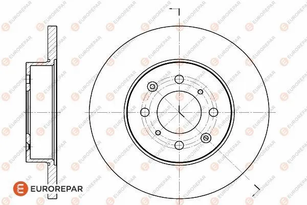 Disque de frein EUROREPAR 1618881480