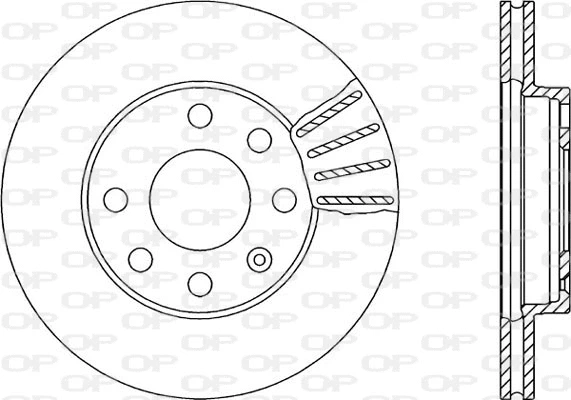 Disque de frein OPEN PARTS BDA1404.20