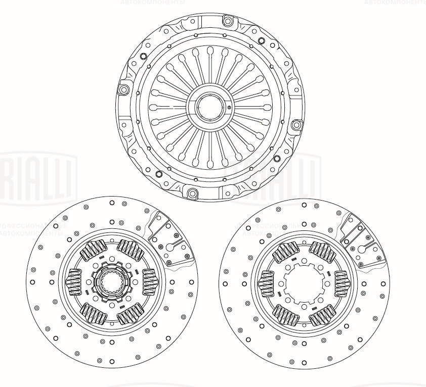 Kit d'embrayage TRIALLI FR 826