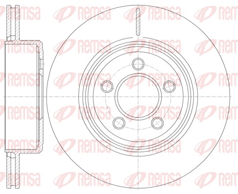 Disque de frein REMSA 61270.10