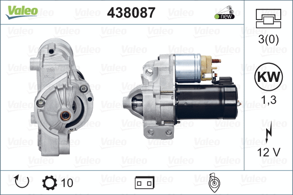 Démarreur VALEO MX 438087
