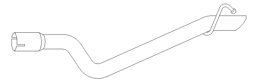 Tuyau d'échappement Vellerand 11486