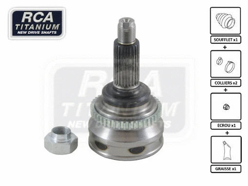Jeu de joints, arbre de transmission RCA FRANCE SU92A