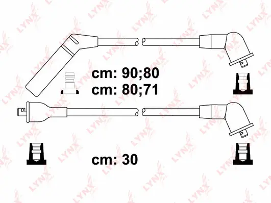 Kit de câbles d'allumage LYNXAUTO SPC5511