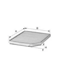 Filtre, air de l'habitacle UNIFLUX FILTERS XCK107