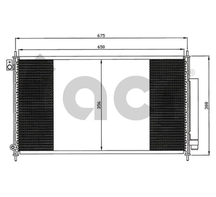 Condenseur, climatisation ACR 300602