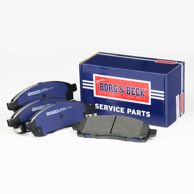 Kit de plaquettes de frein, frein à disque BORG & BECK BBP2627