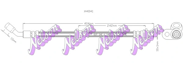 Flexible de frein KAWE H4841