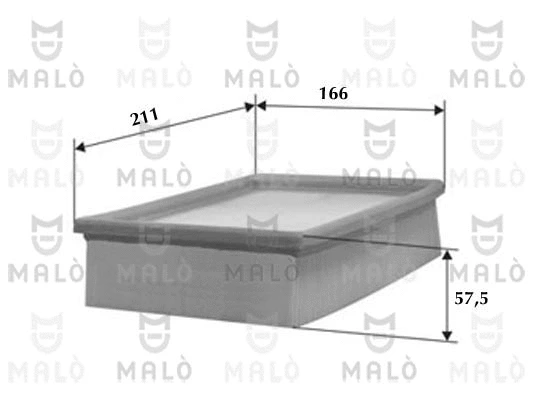 Filtre à air AKRON-MALÒ 1500140