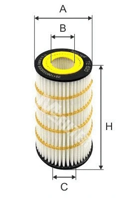 Filtre à huile MFILTER TE 620