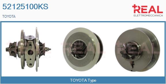 Groupe carter, turbocompresseur REAL 52125100KS