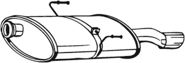 Silencieux arrière BOSAL 190-911