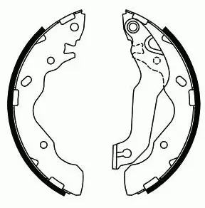 Jeu de mâchoires de frein SB BS11189