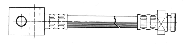 Flexible de frein CEF 511476
