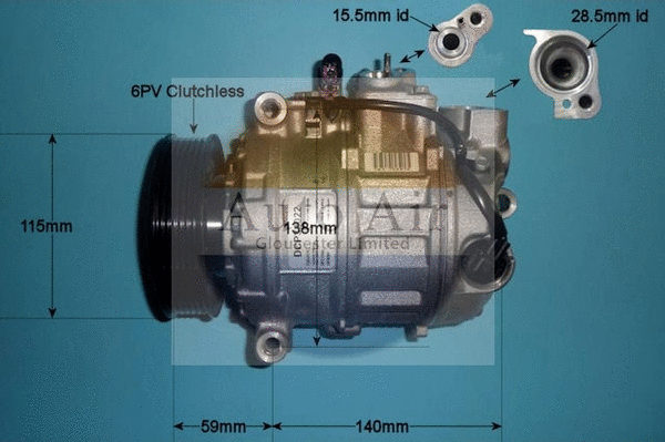 Compresseur, climatisation AUTO AIR GLOUCESTER 14-9652