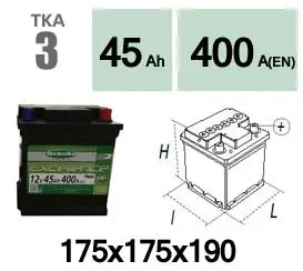 Batterie de démarrage Technika TKA3