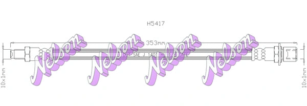 Flexible de frein KAWE H5417