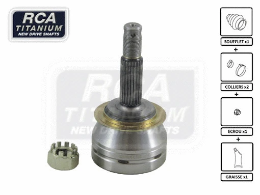 Jeu de joints, arbre de transmission RCA FRANCE OA06