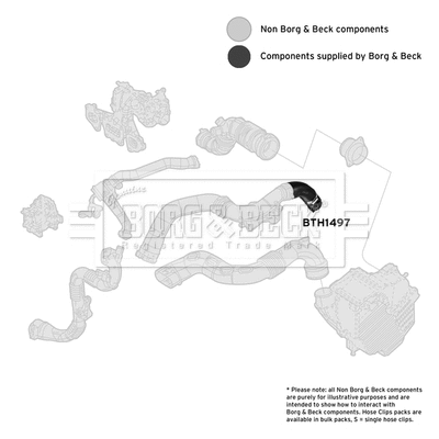 Gaine de suralimentation BORG & BECK BTH1497