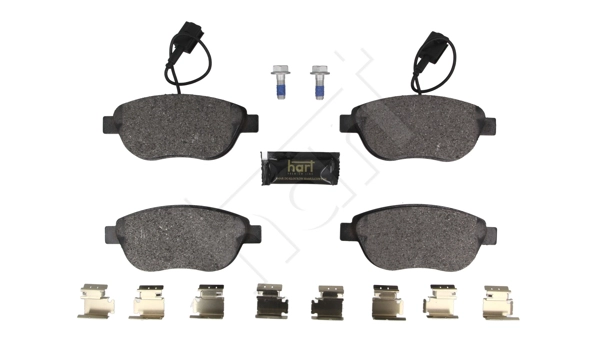 Kit de plaquettes de frein, frein à disque HART 261 730