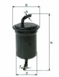 Filtre à carburant UNIFLUX FILTERS XB275