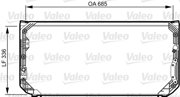 Condenseur, climatisation VALEO 814248