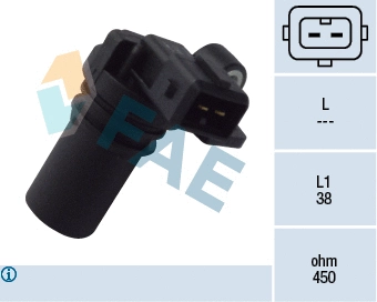 Capteur d'angle, vilebrequin FAE 79162