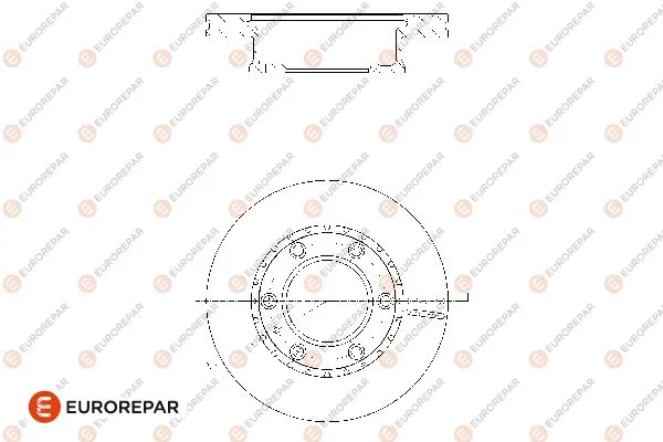 Disque de frein EUROREPAR 1676013480