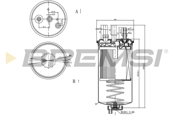Filtre à carburant BREMSI FE0351