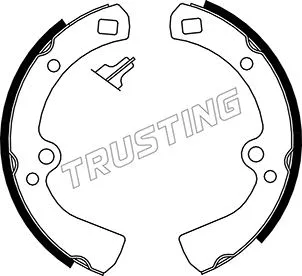 Jeu de mâchoires de frein TRUSTING 067.134