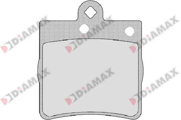 Kit de plaquettes de frein, frein à disque DIAMAX N09159
