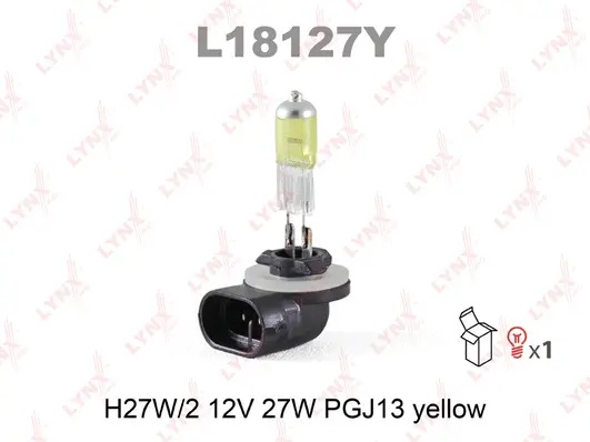 Ampoule, projecteur antibrouillard LYNXAUTO L18127Y