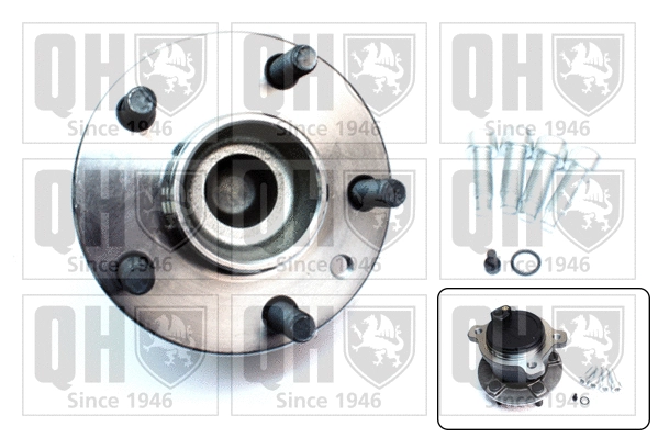 Kit de roulements de roue QUINTON HAZELL QWB1372