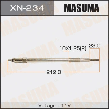Bougie de préchauffage MASUMA XN-234