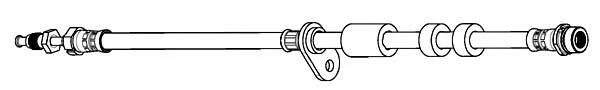Flexible de frein CEF 514646