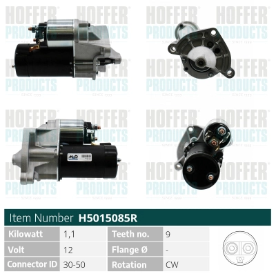 Démarreur HOFFER H5015085R