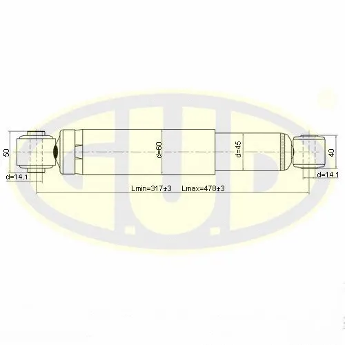 Amortisseur G.U.D. GSA344803