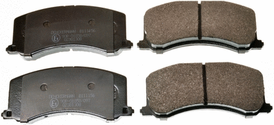 Kit de plaquettes de frein, frein à disque DENCKERMANN B111156