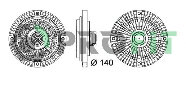 Embrayage, ventilateur de radiateur PROFIT 1720-3019