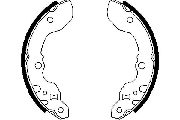 Jeu de mâchoires de frein KAVO PARTS KBS-8920
