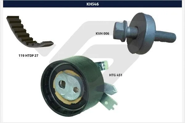 Kit de courroie crantée HUTCHINSON KH 546