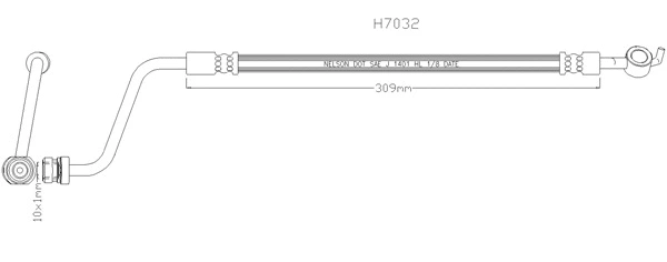 Flexible de frein KAWE H7032