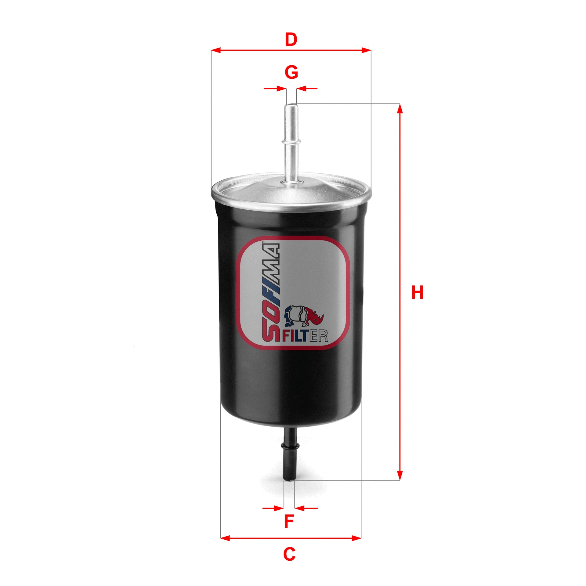 Filtre à carburant SOFIMA S 1747 B