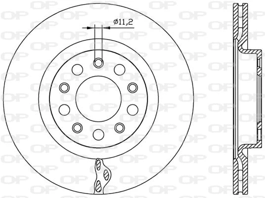 Disque de frein OPEN PARTS BDR2560.20