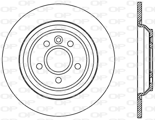 Disque de frein OPEN PARTS BDR2379.10
