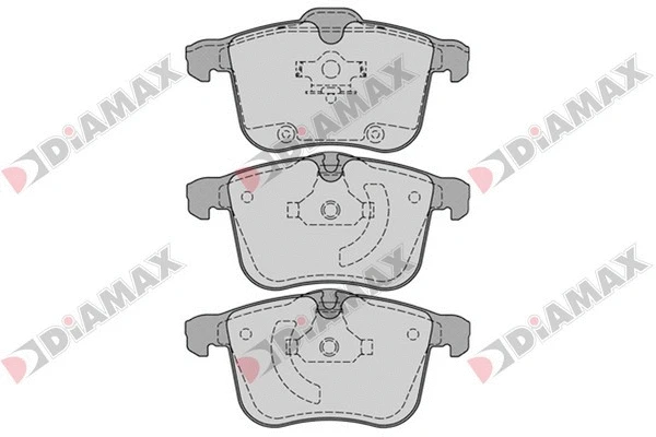 Kit de plaquettes de frein, frein à disque DIAMAX N09377